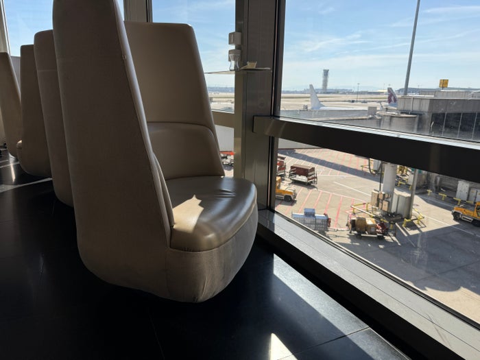 Plaza Premium Marmara Lounge SAW private window seats Plaza Premium Marmara Lounge SAW private window seats