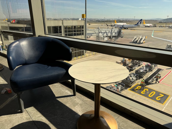 Plaza Premium Marmara Lounge SAW window seating Plaza Premium Marmara Lounge SAW window seating