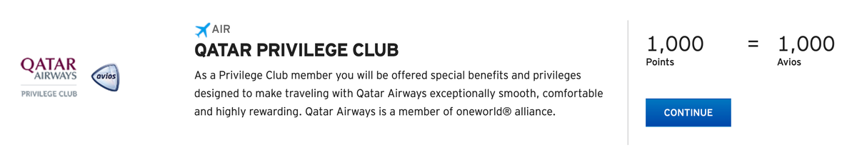 Redeem ThankYou® Points from Citi ThankYou® Rewards ProgramPoints Transfer Qatar