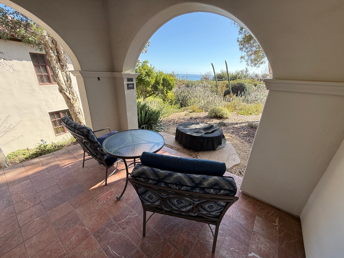 Ritz Carlton Santa Barbara Suite Fire Pit View