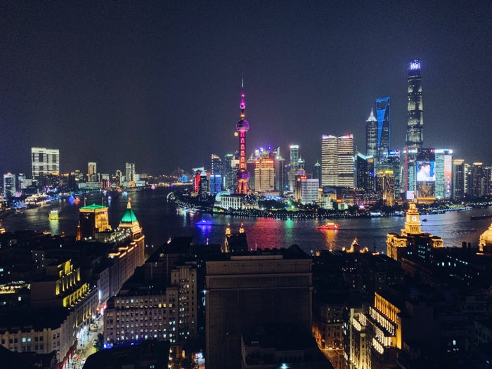 Processed with VSCO with a5 preset Shanghai Skyline Night