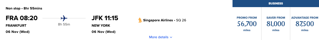 Singapore November J Discount Deal