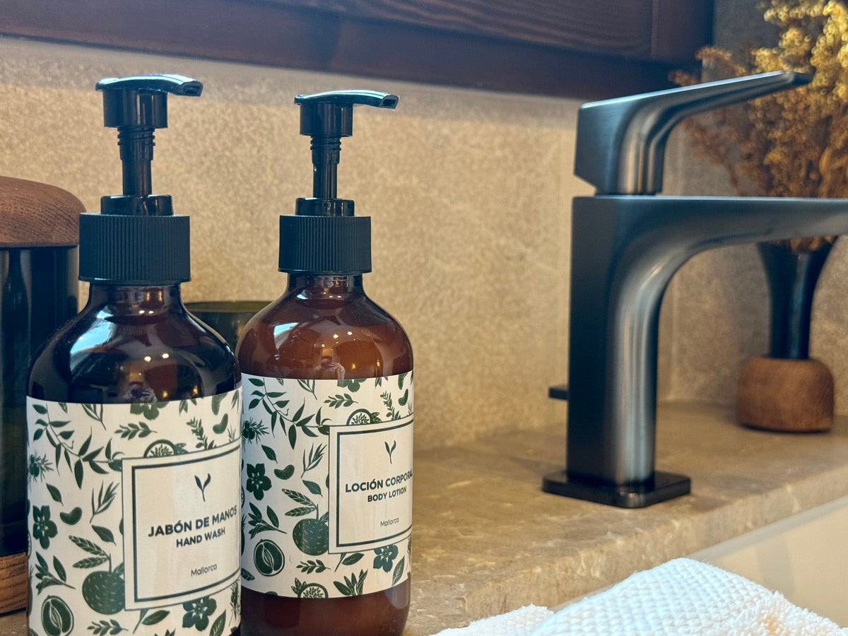 Son Bunyola Mallorca Spain room bathroom amenities