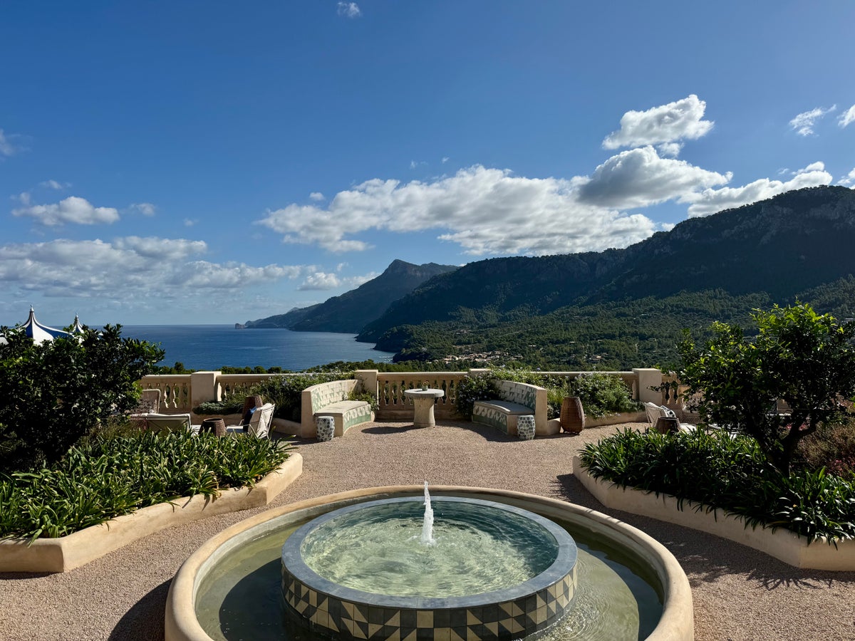 Son Bunyola Mallorca Spain scenery water fountain