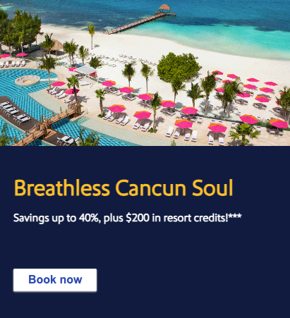 Southwest Vacations Breathless Cancun Soul