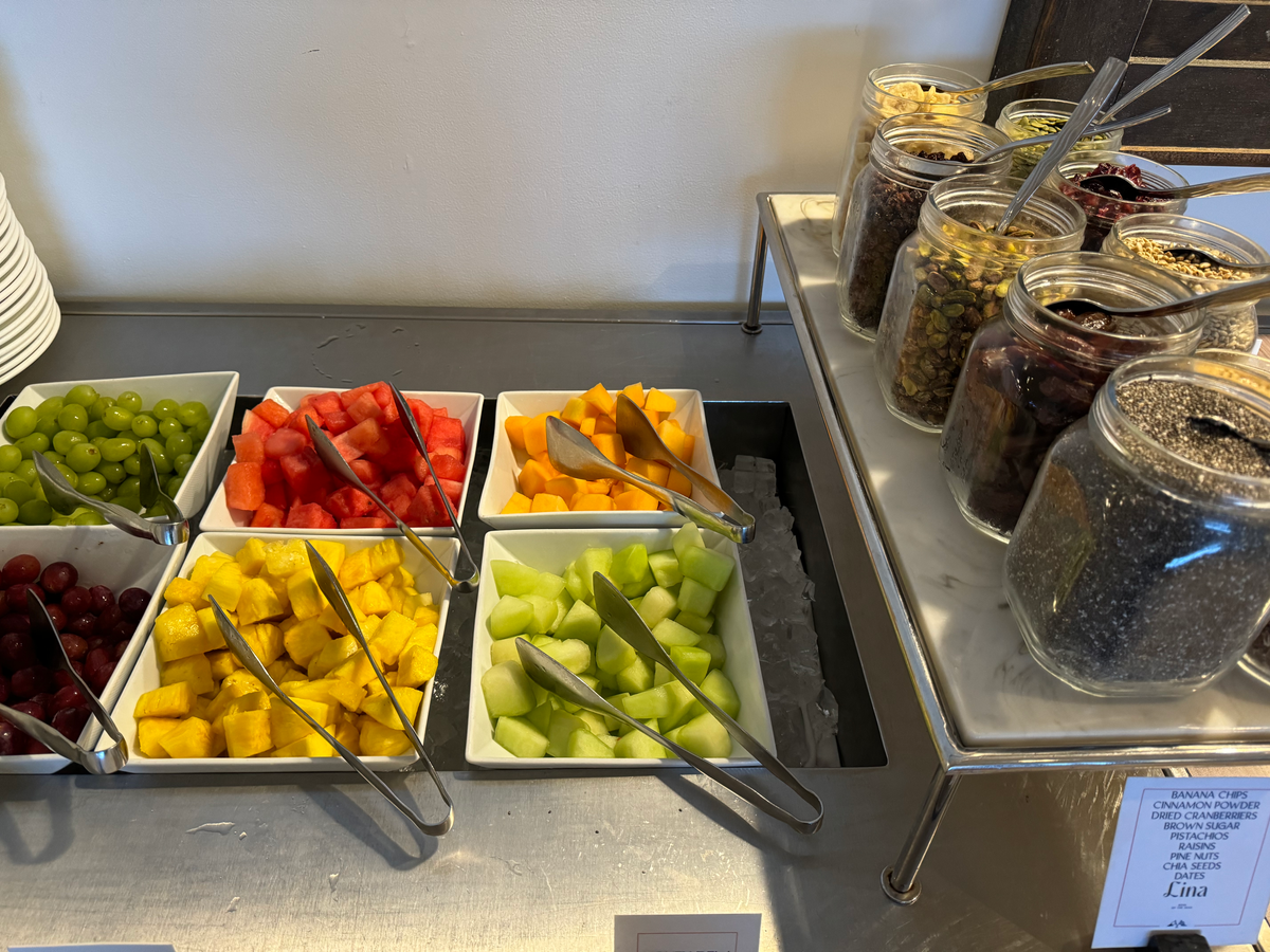 St Regis Bermuda Lina Restaurant breakfast fruits