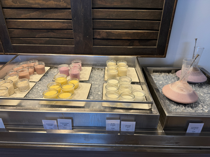 St Regis Bermuda Lina Restaurant breakfast yogurt