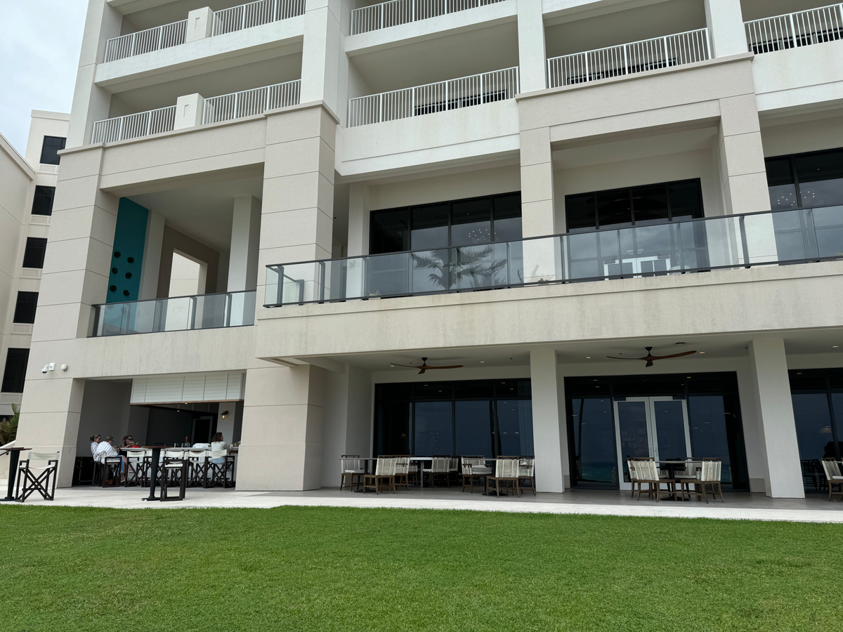 St Regis Bermuda Lina Restaurant view from pool