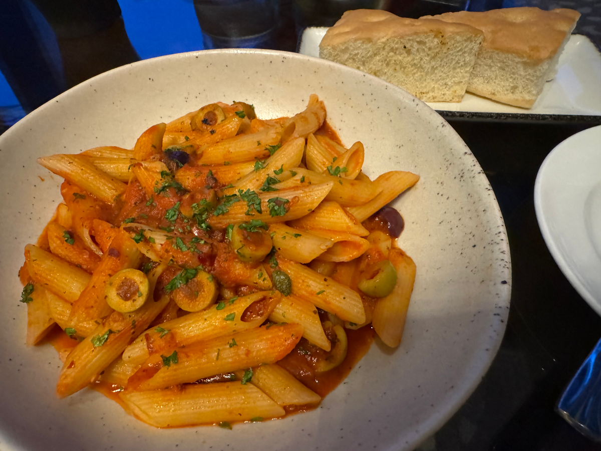 St Regis Bermuda St Regis Bar pasta bread