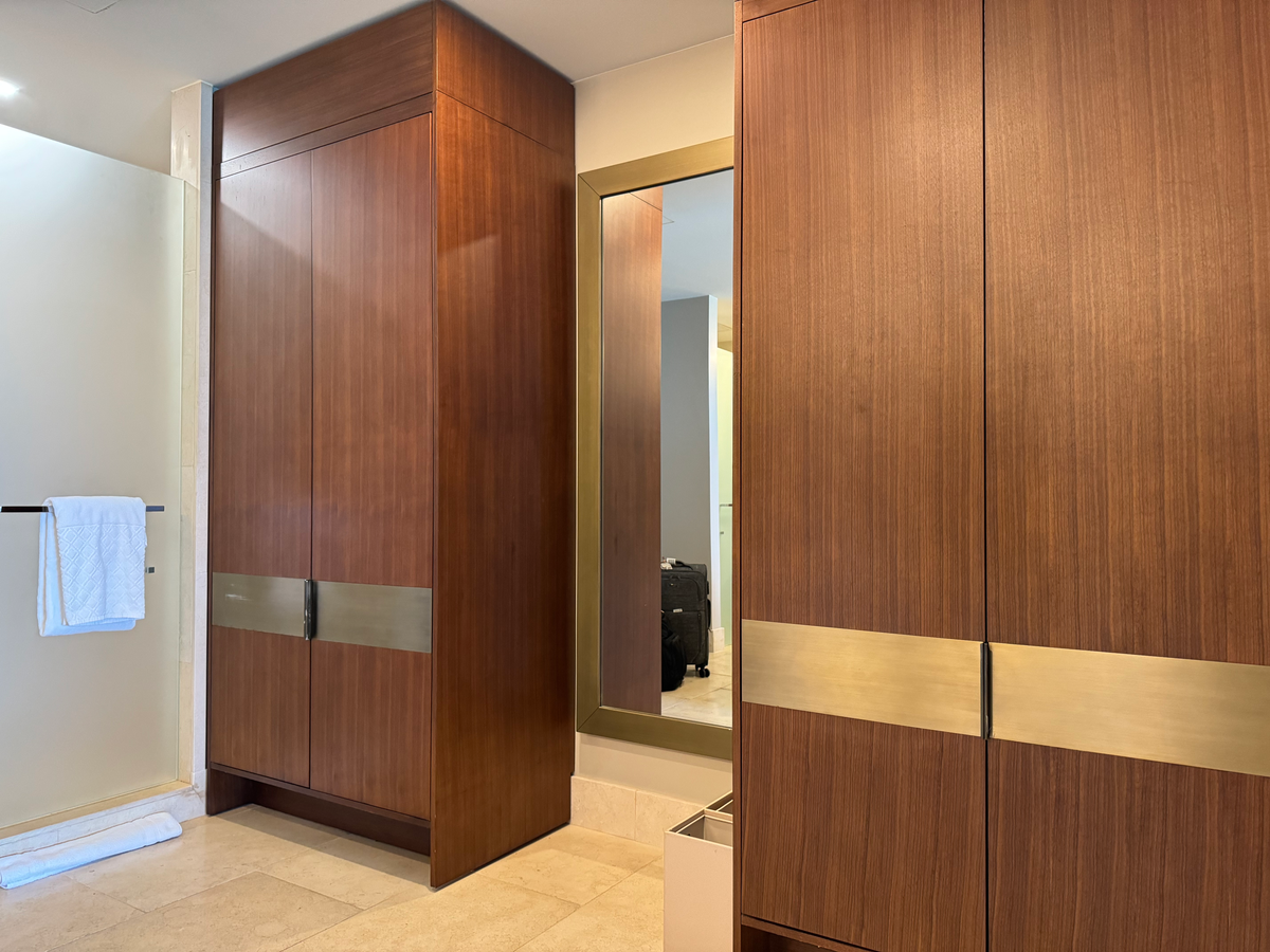 St Regis Bermuda bathroom closets