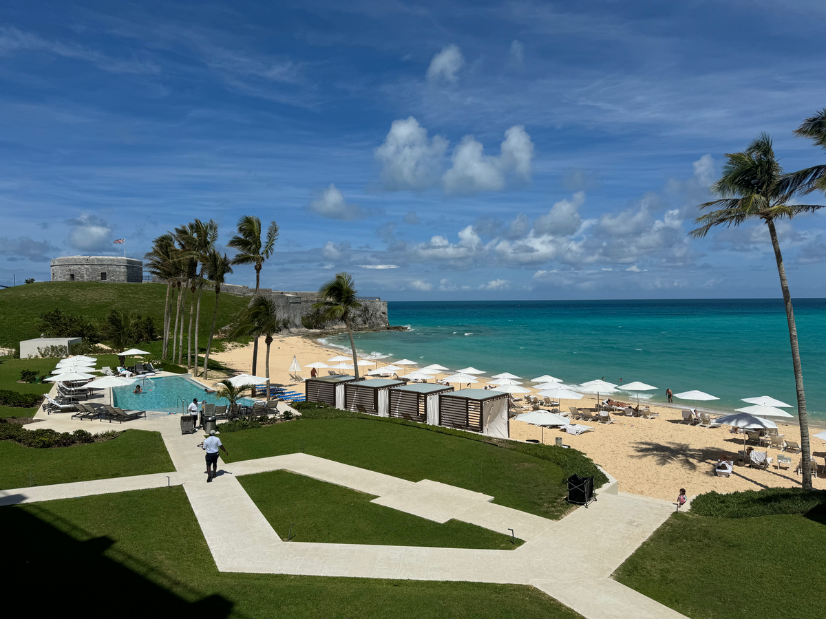 St Regis Bermuda beach and pool