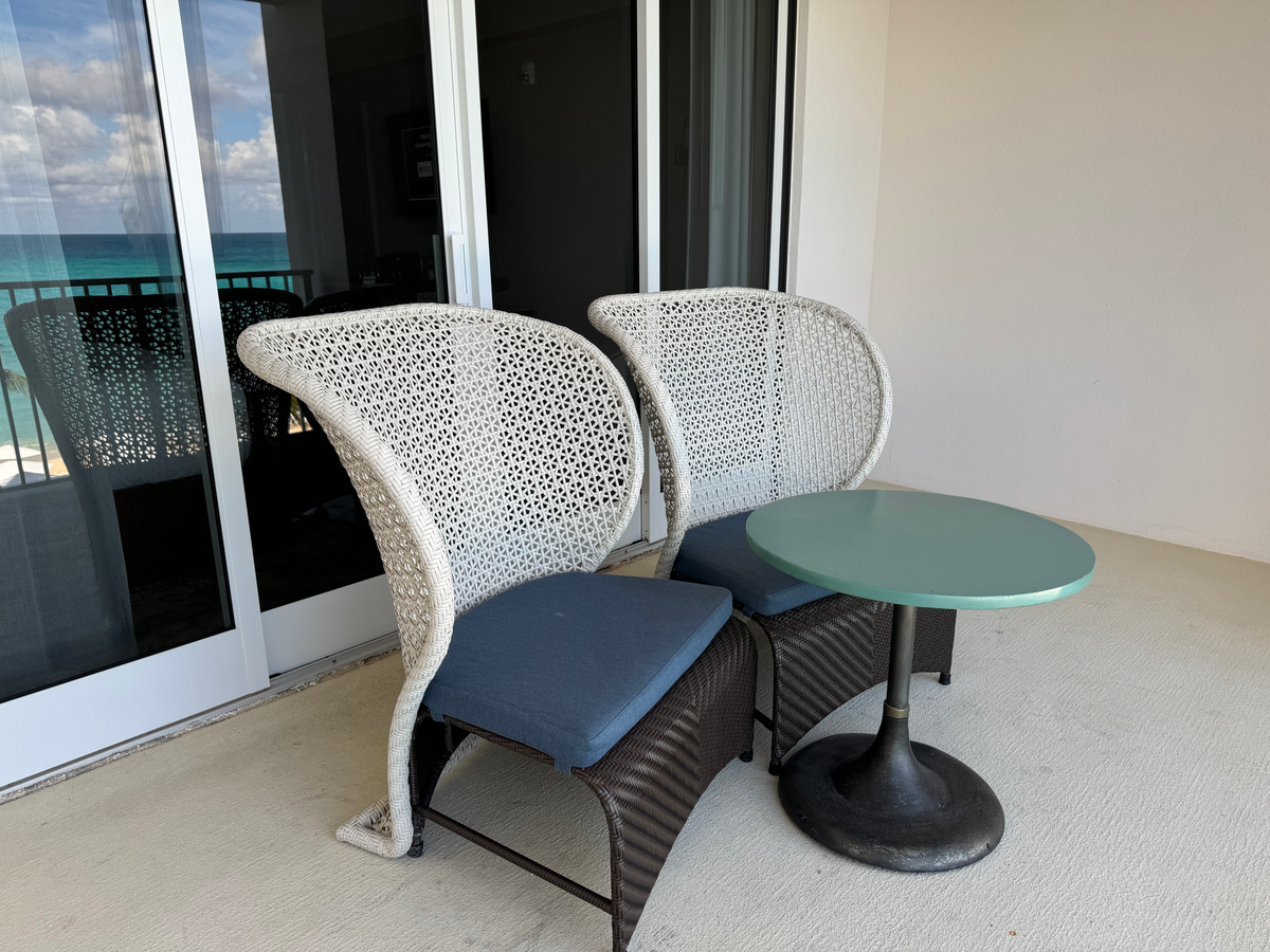 St Regis Bermuda bedroom balcony furniture