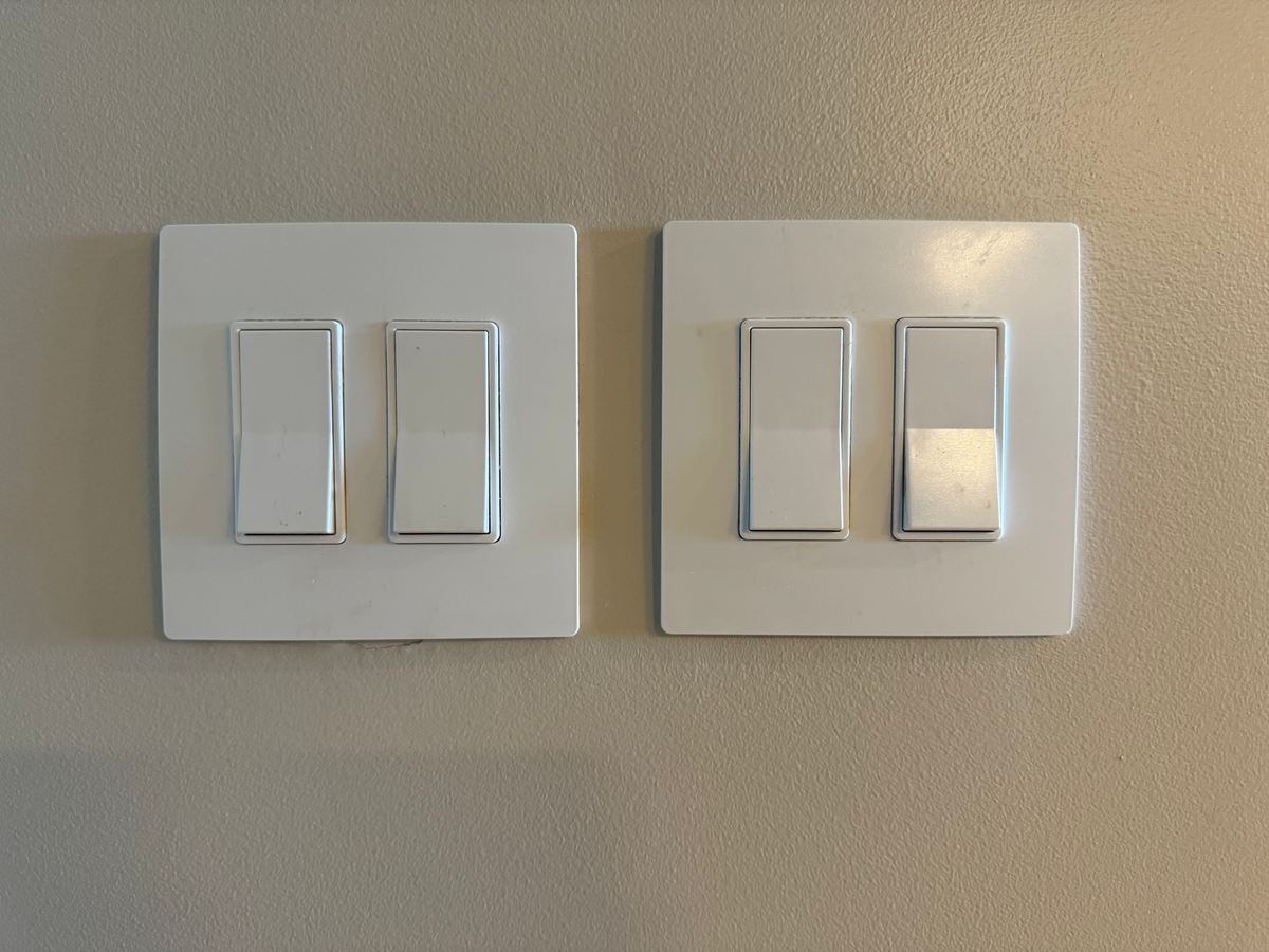 St Regis Bermuda dirty light switches by door