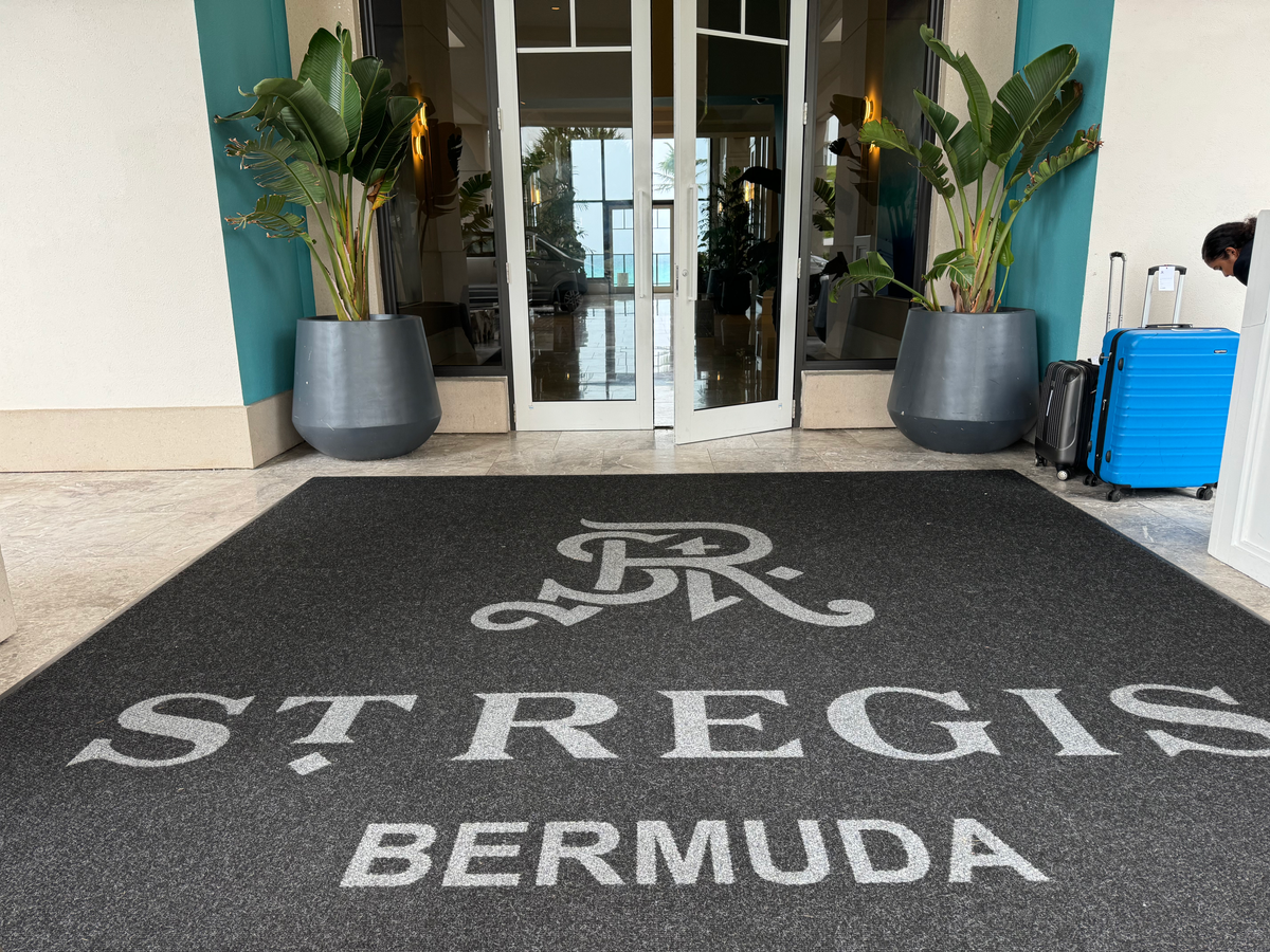 St Regis Bermuda front door rug