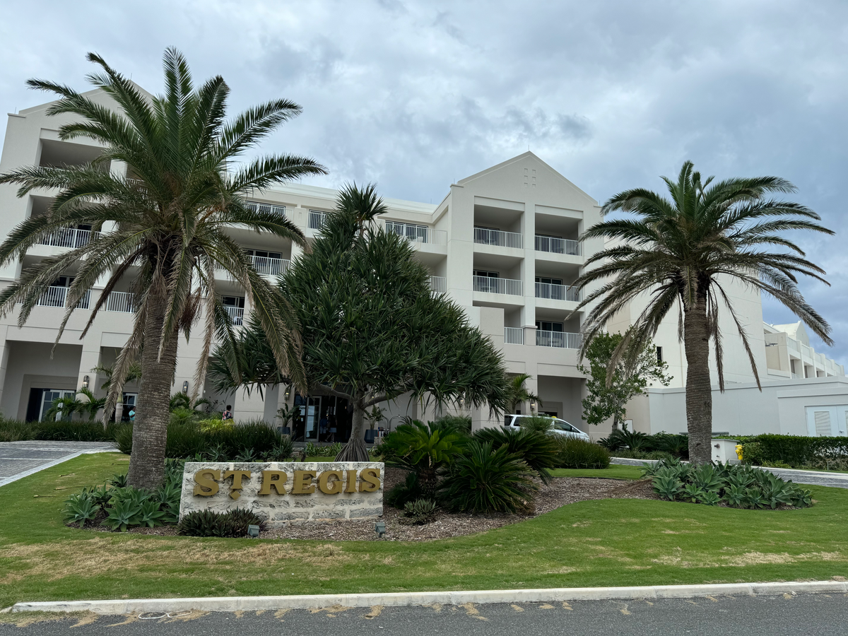 St Regis Bermuda front sign