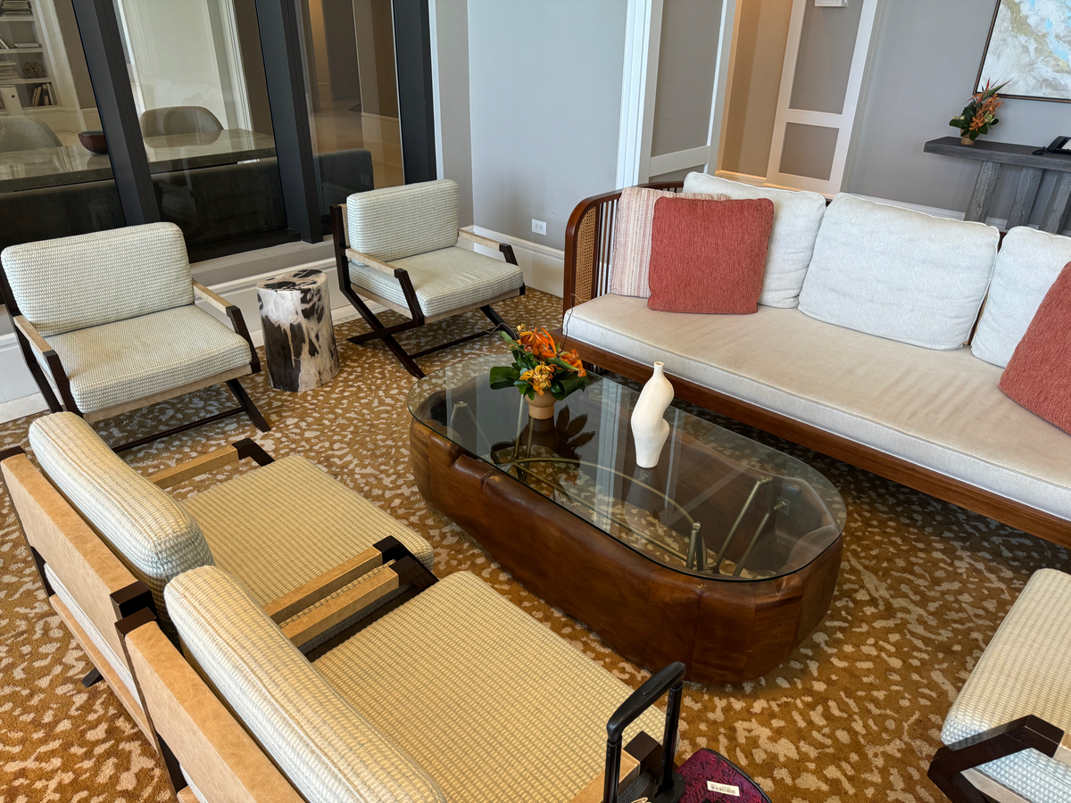 St Regis Bermuda lobby seating