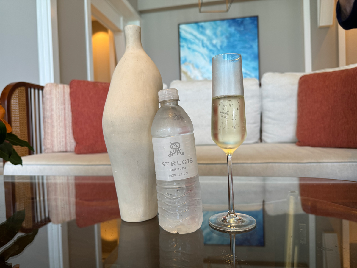 St Regis Bermuda welcome drinks