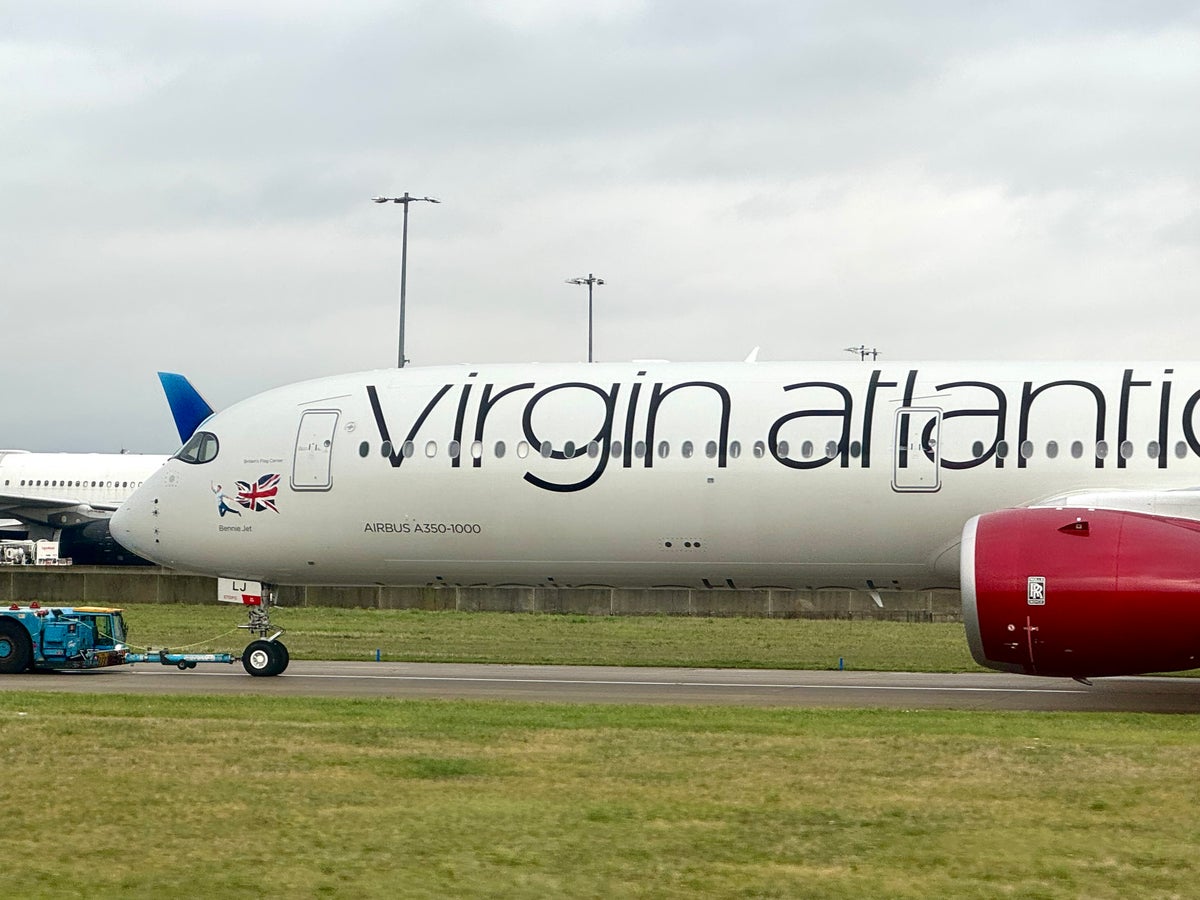 Virgin Atlantic A350 at Heathrow