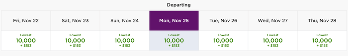 Virgin Atlantic Award Rates 10k Screenshot Virgin Atlantic Award Rates 10k Screenshot