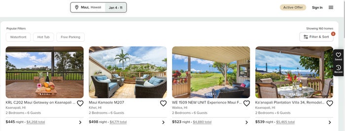 bonvoy villas maui Marriott Homes & Villas Maui pricing