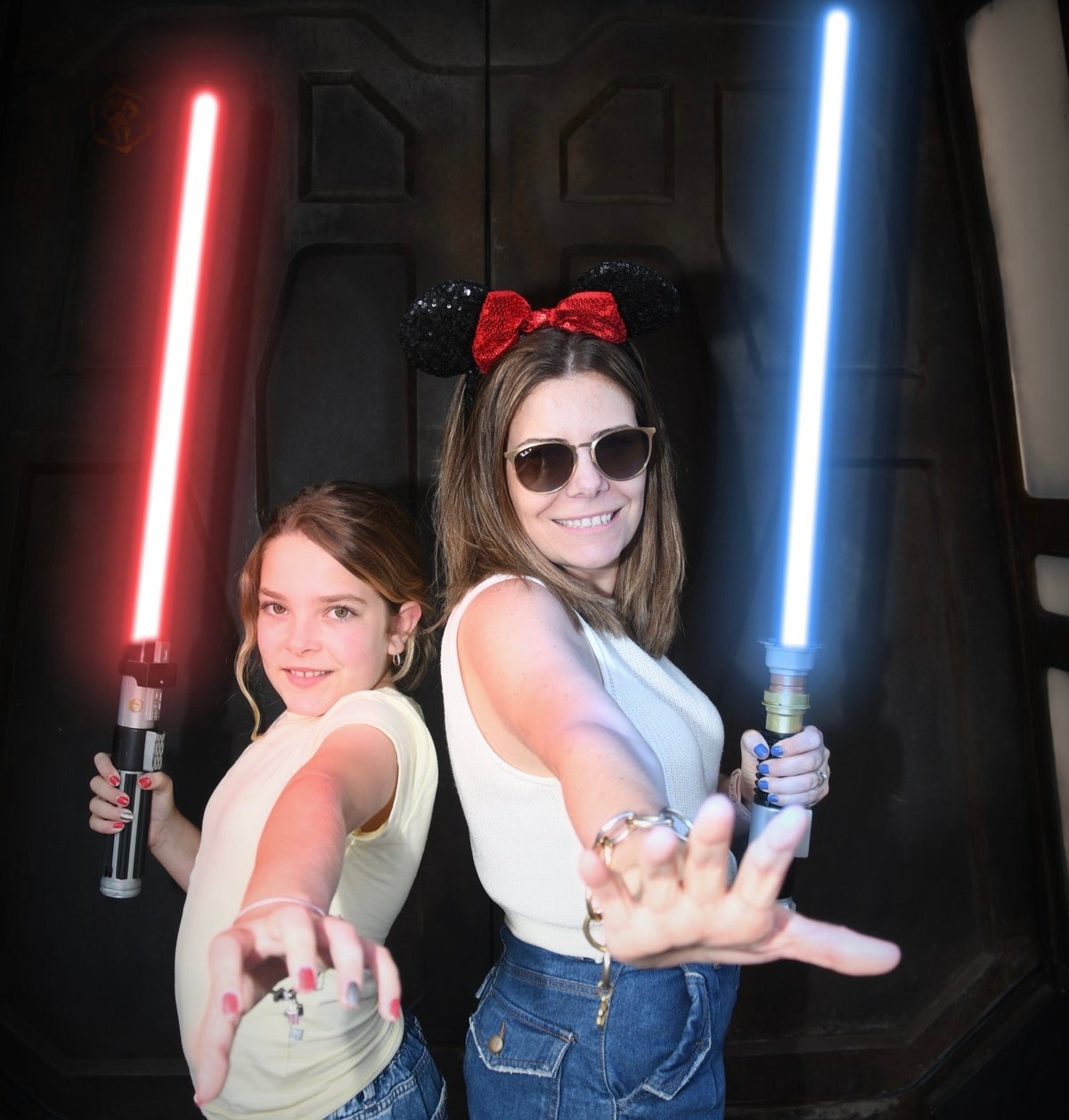 mom and daughter and Disney World Hollywood Studios Star Wars