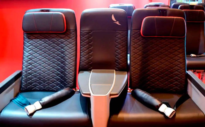 Avianca’s new business-class seats on the Airbus A320 Avianca's new business-class seats on the Airbus A320