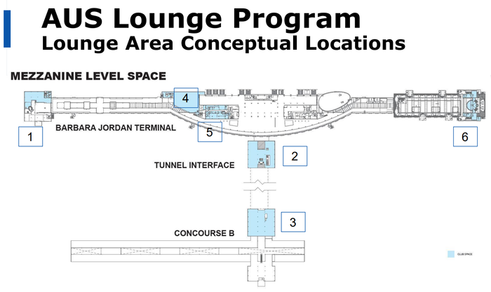 AUS lounge conceptual plans