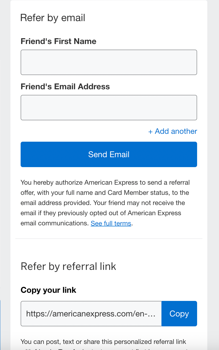 AmexReferByEmailorLink