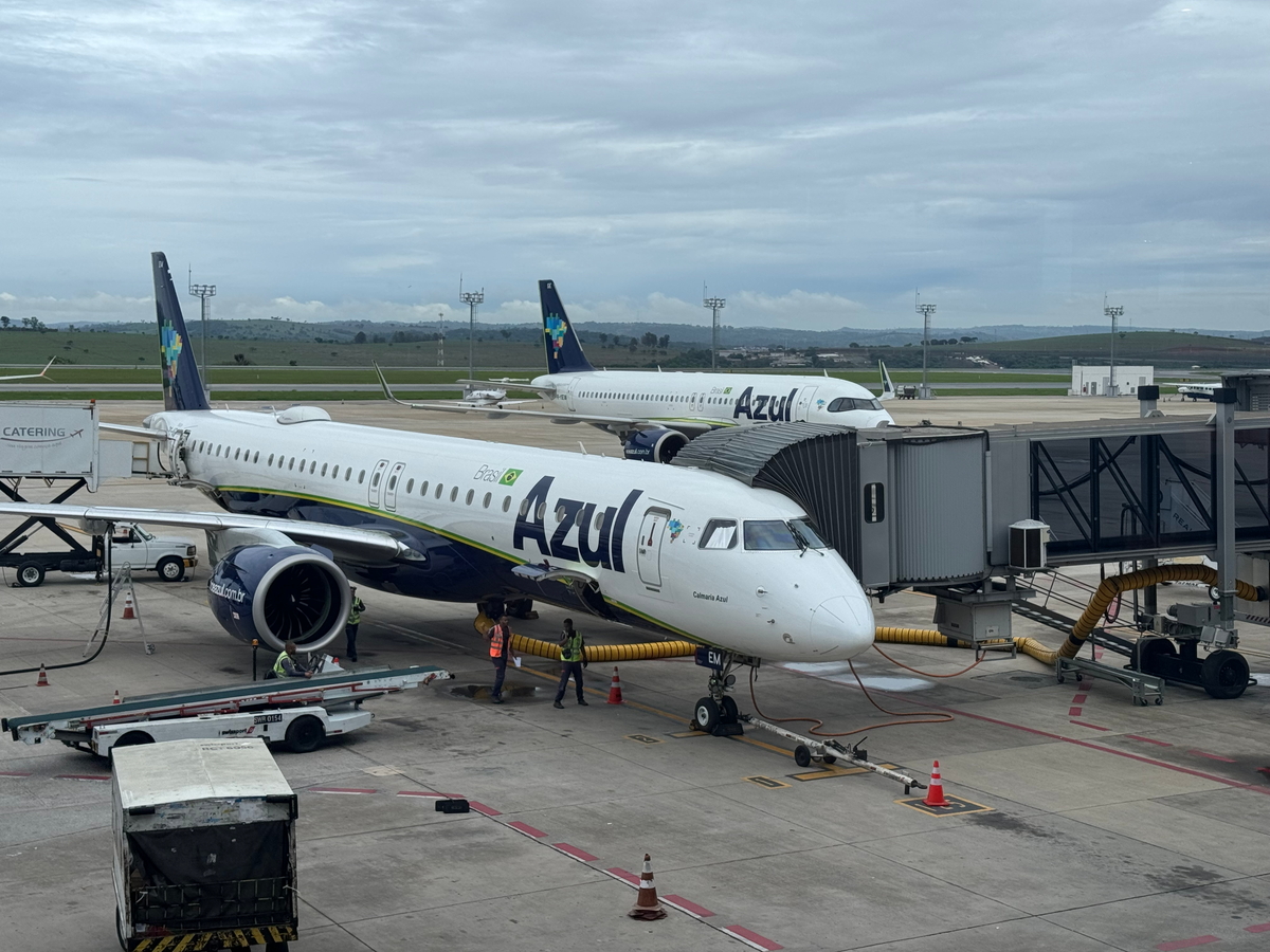 Azul planes at Belo Horizonte CNF