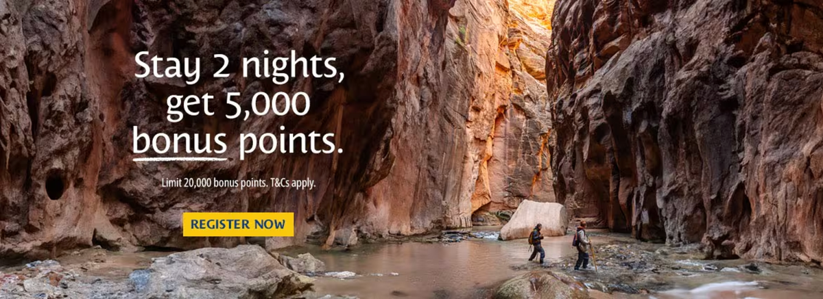 Best Western promotion 2 nights 5000 points