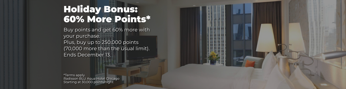 Buy Choice Points Holiday Bonus