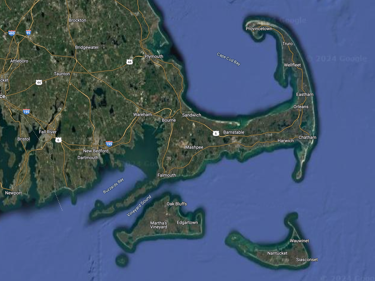 Cape Cod Google Maps