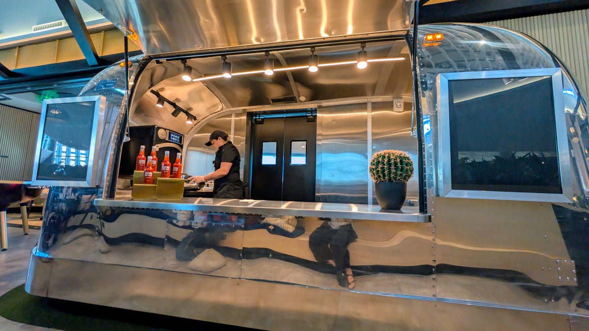 Chase Sapphire Lounge PHX airstream trailer