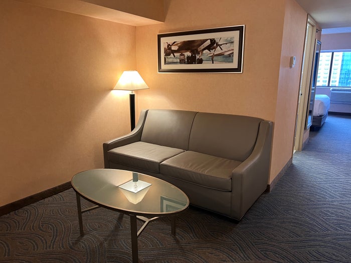 Crowne Plaza Suites MSP Airport Mall of America room living room