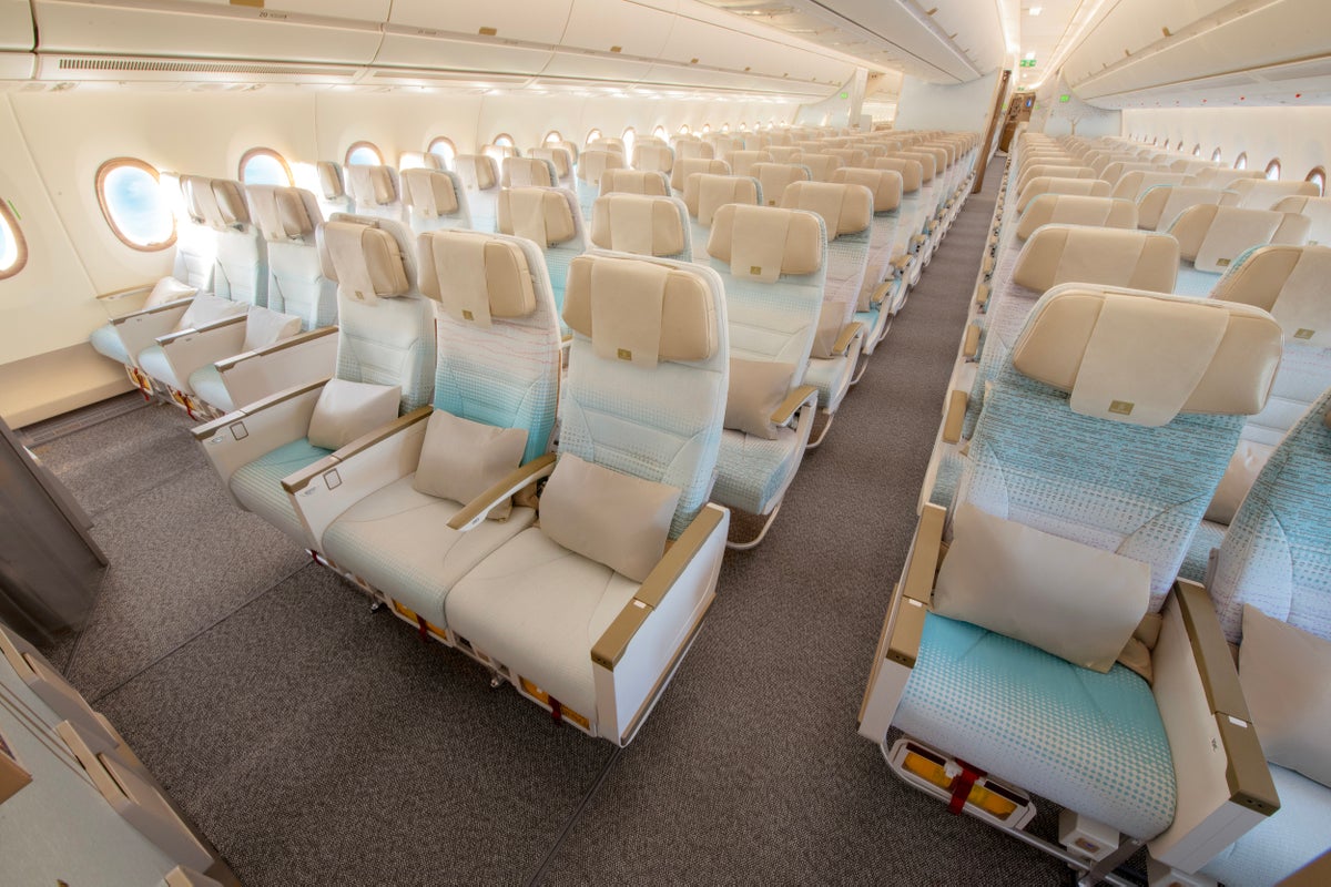 Emirates Airbus A350 economy