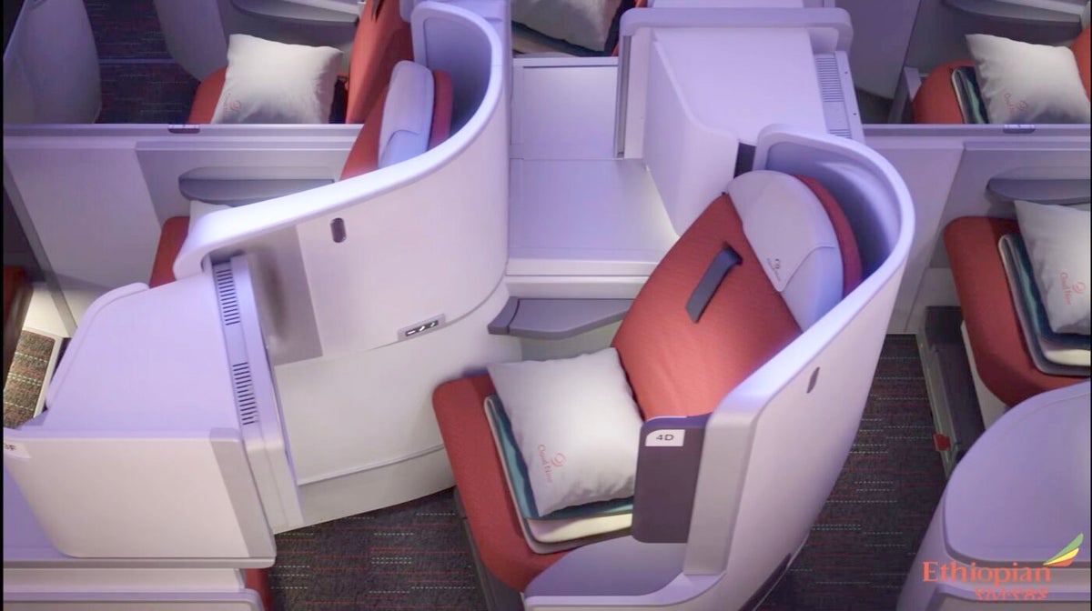 Ethiopian Airlines A350-1000 business class seat