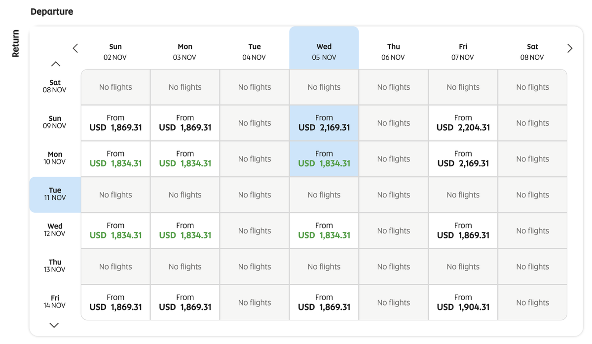 Etihad ATL economy fares