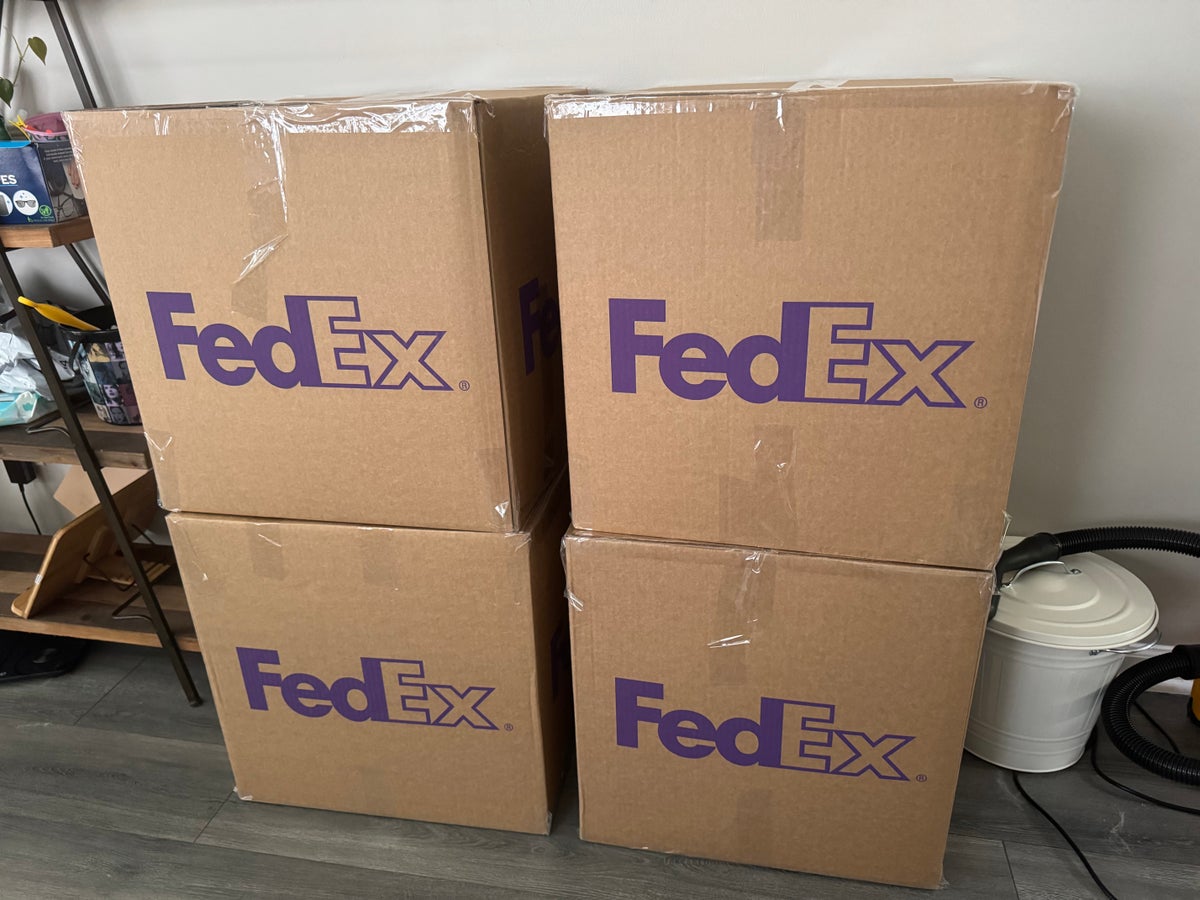 FedEx boxes