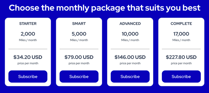 Flying Blue Subscribe to Miles pricing Flying Blue Subscribe to Miles pricing