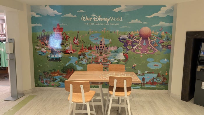 Hilton Buena Vista Palace Orlando Walt Disney World mural Hilton Buena Vista Palace Orlando Walt Disney World mural