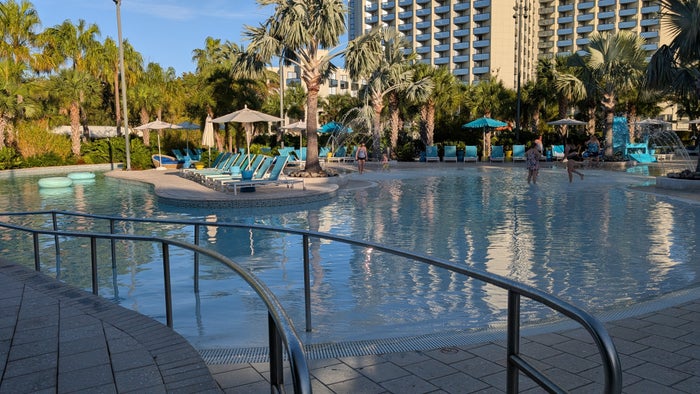 Hilton Buena Vista Palace Orlando amenities pool lazy river accessible entrance Hilton Buena Vista Palace Orlando amenities pool lazy river accessible entrance