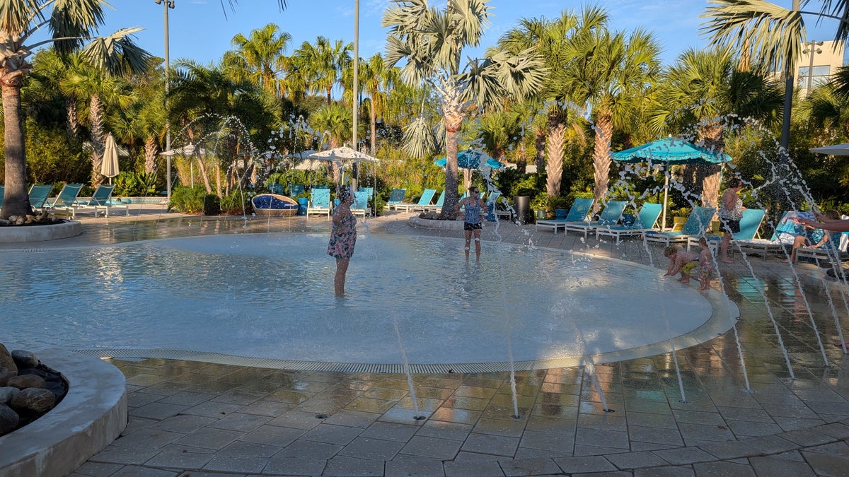 Hilton Buena Vista Palace Orlando amenities pool splash pad