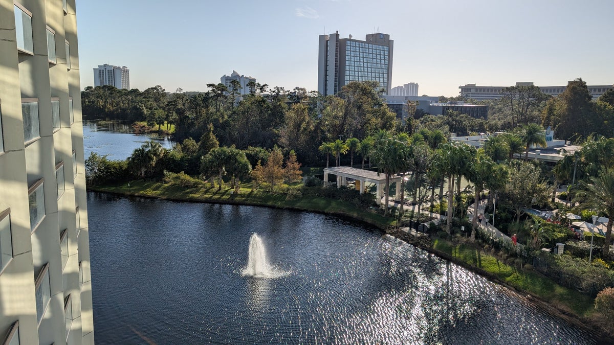 Hilton Buena Vista Palace Orlando guestroom balcony daytime view