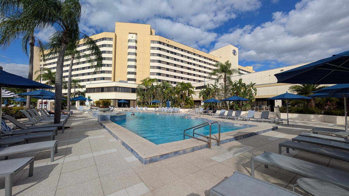 Hilton Orlando Lake Buena Vista amenities pool area