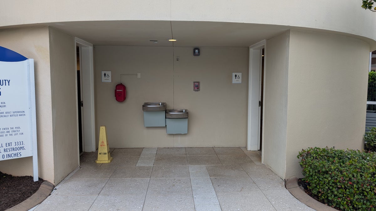 Hilton Orlando Lake Buena Vista amenities pool restrooms