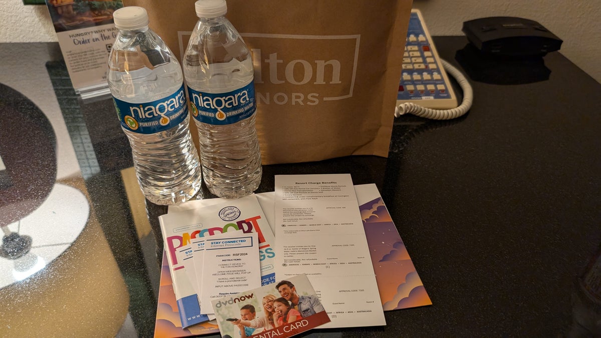 Hilton Orlando Lake Buena Vista check in documents