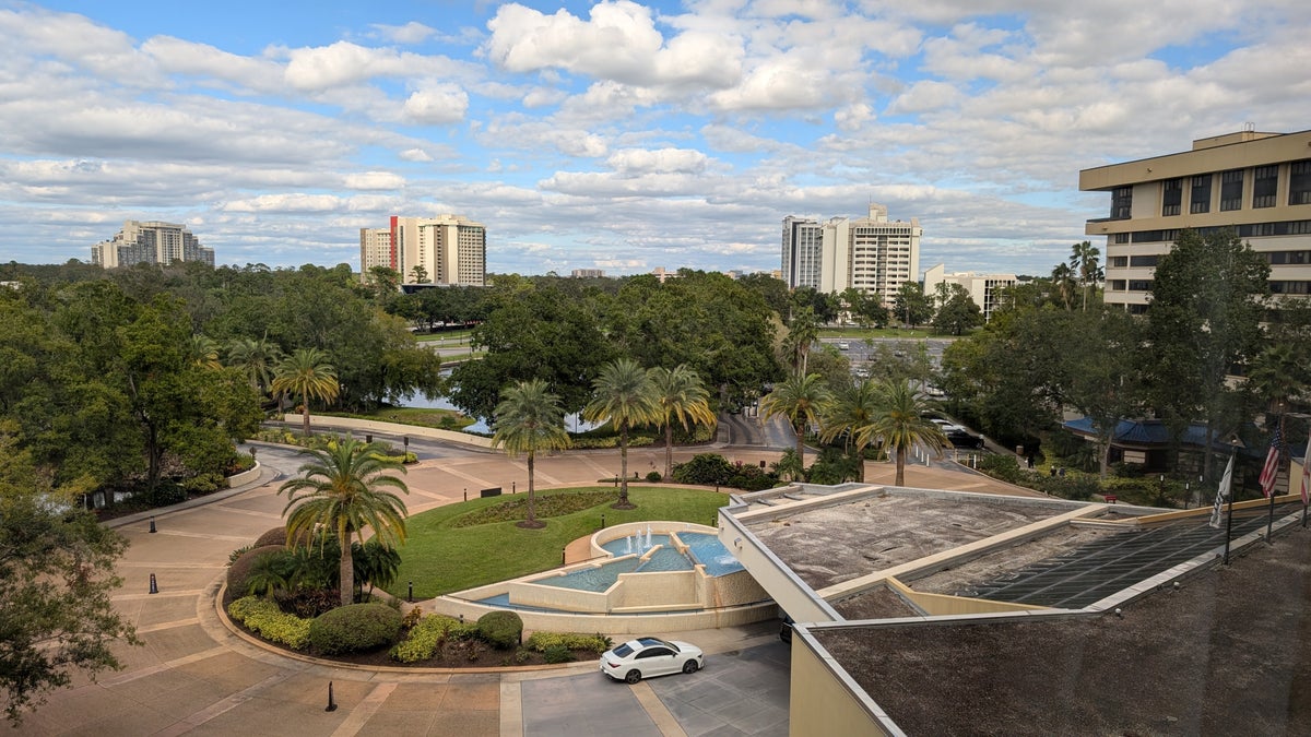 Hilton Orlando Lake Buena Vista guestroom view