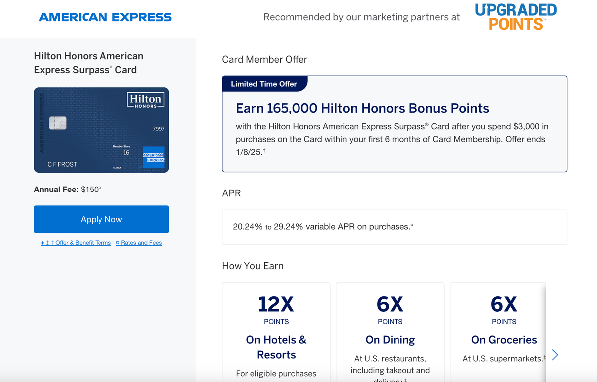 Hilton Surpass Application