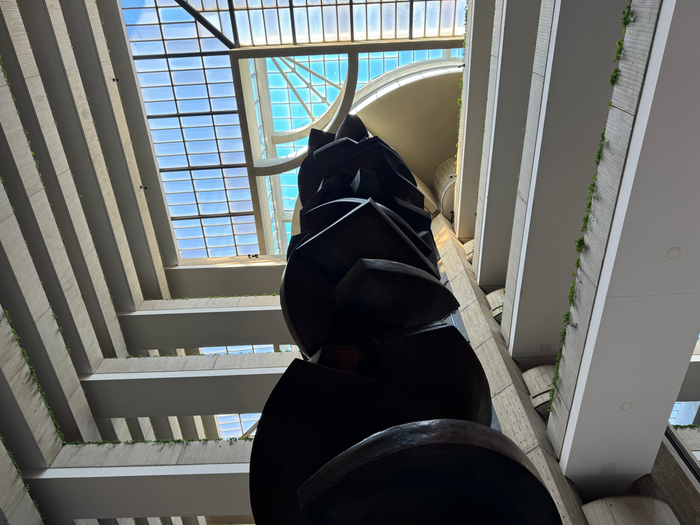 Hyatt Regency OHare Chicago art in atrium