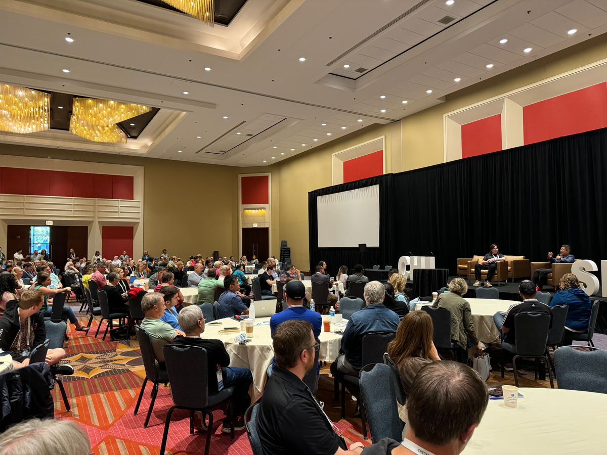 Hyatt Regency OHare Chicago ballroom lunch and stage